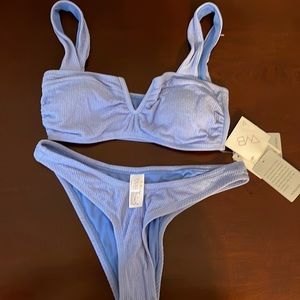 Periwinkle blue bikini size medium unworn NWT